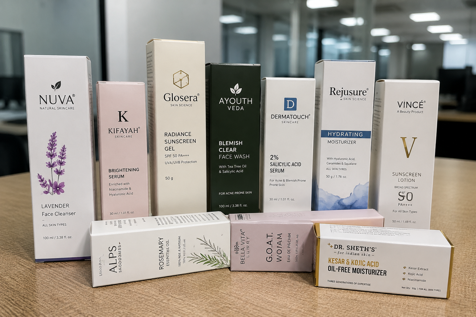 Skincare and beauty packaging boxes